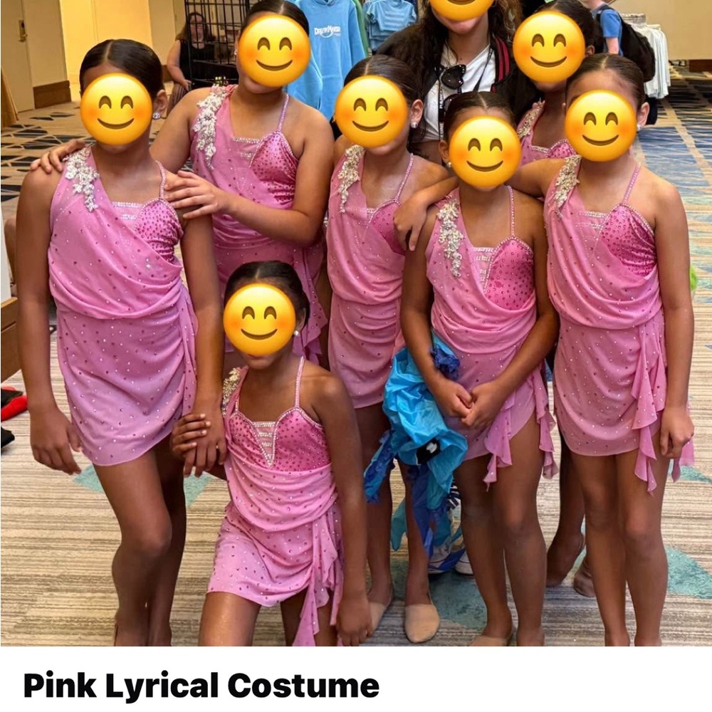 Pink Lyrical Kids Costume